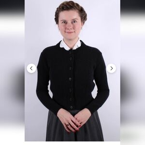 Vera Cardigan Black Wool XS